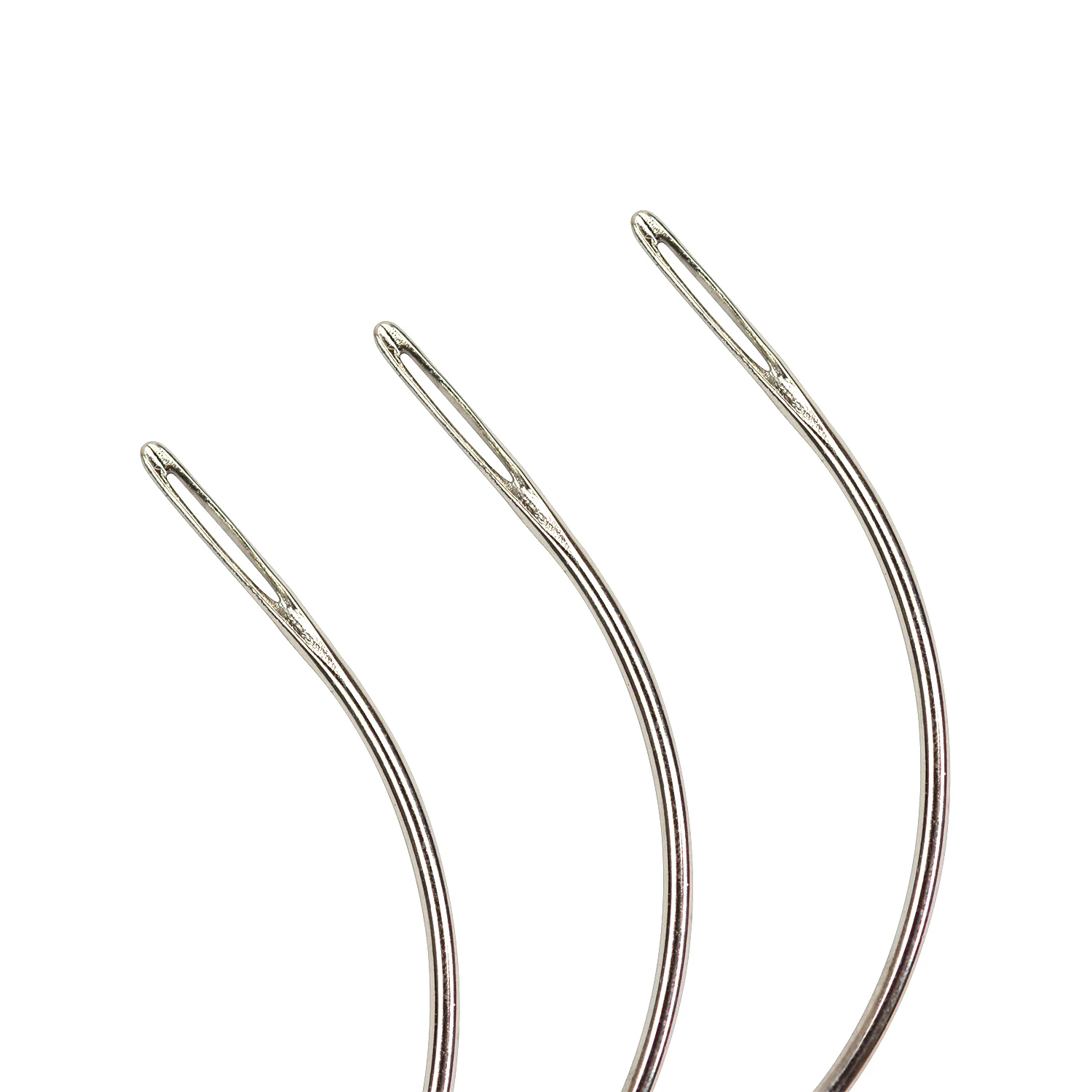 12Pcs C-Type Curved Weaving Needles for Wigs - alternate angle