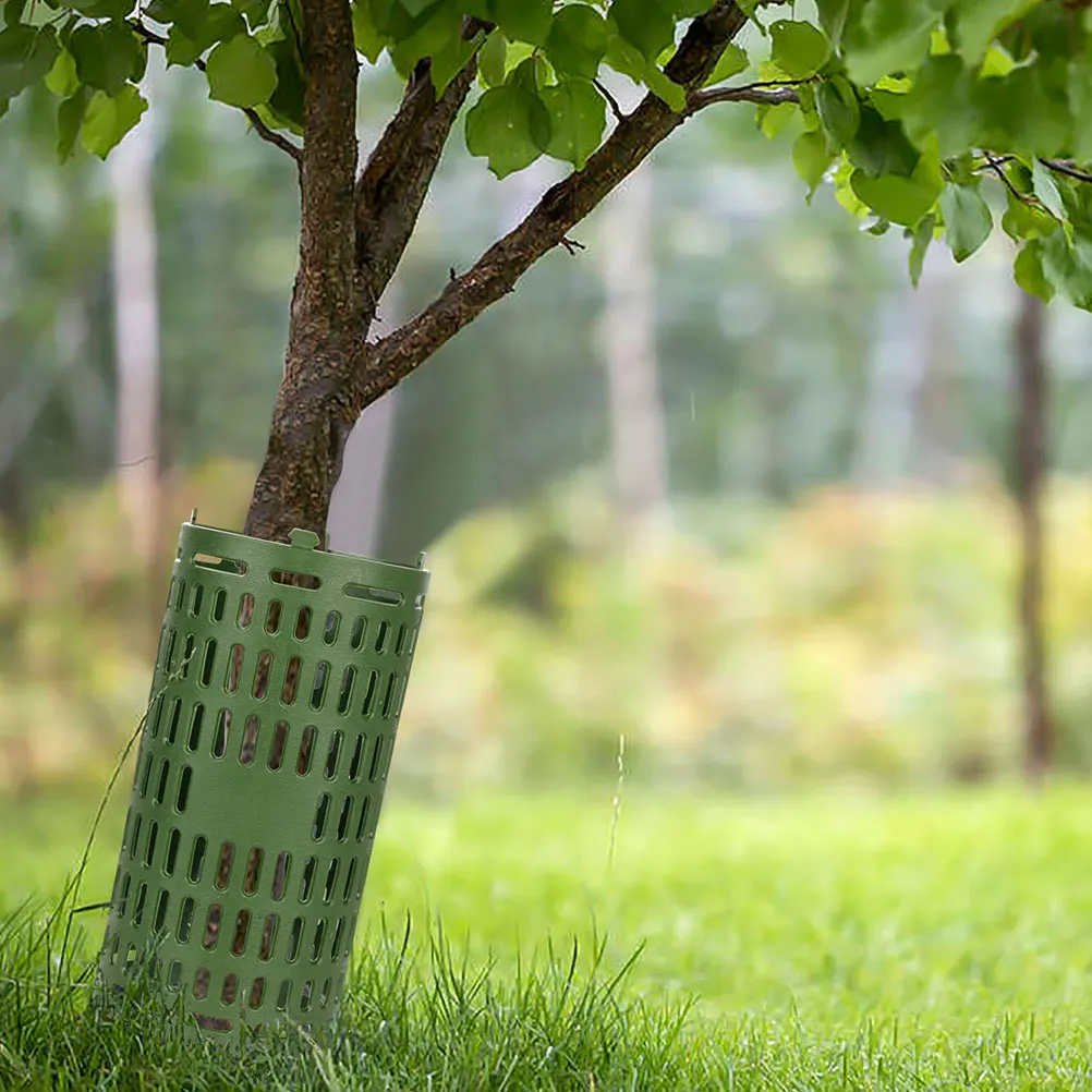 

3 Pcs Tree Trunk Protector Guard Covers Easy Install Detach Design Preserve Trees Plants from Pests Birds Garden Fence Partition