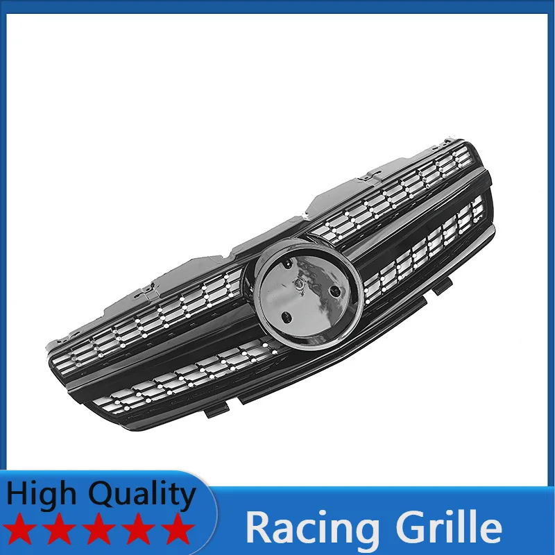 

For Mercedes-Benz SL R230 2003-2006 Diamond Star Grille Front Bumper Grill Body Kit Accessories