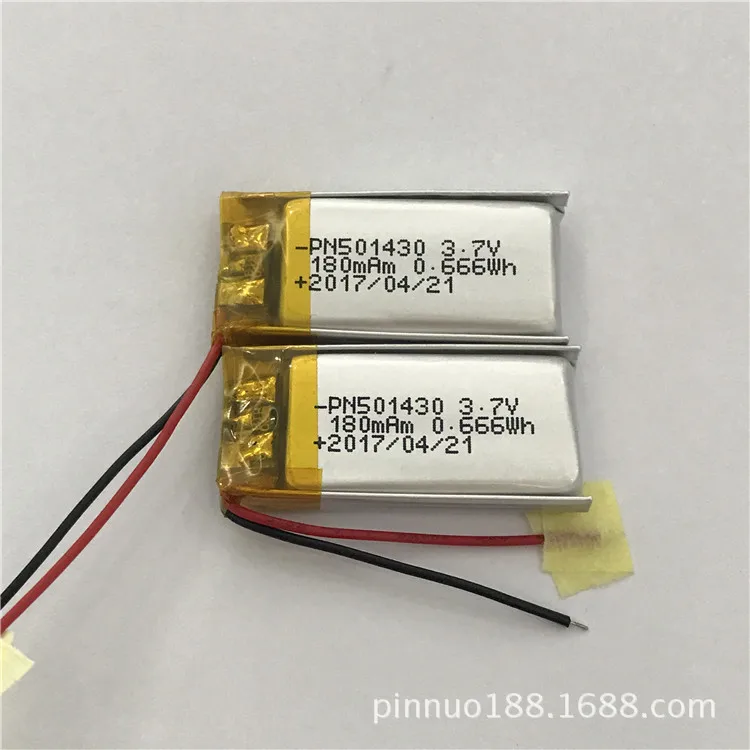 buy more will cheap tail lamp lithium battery 801721-180mah LDE gift lamp battery 501220-80mah sound with protection board