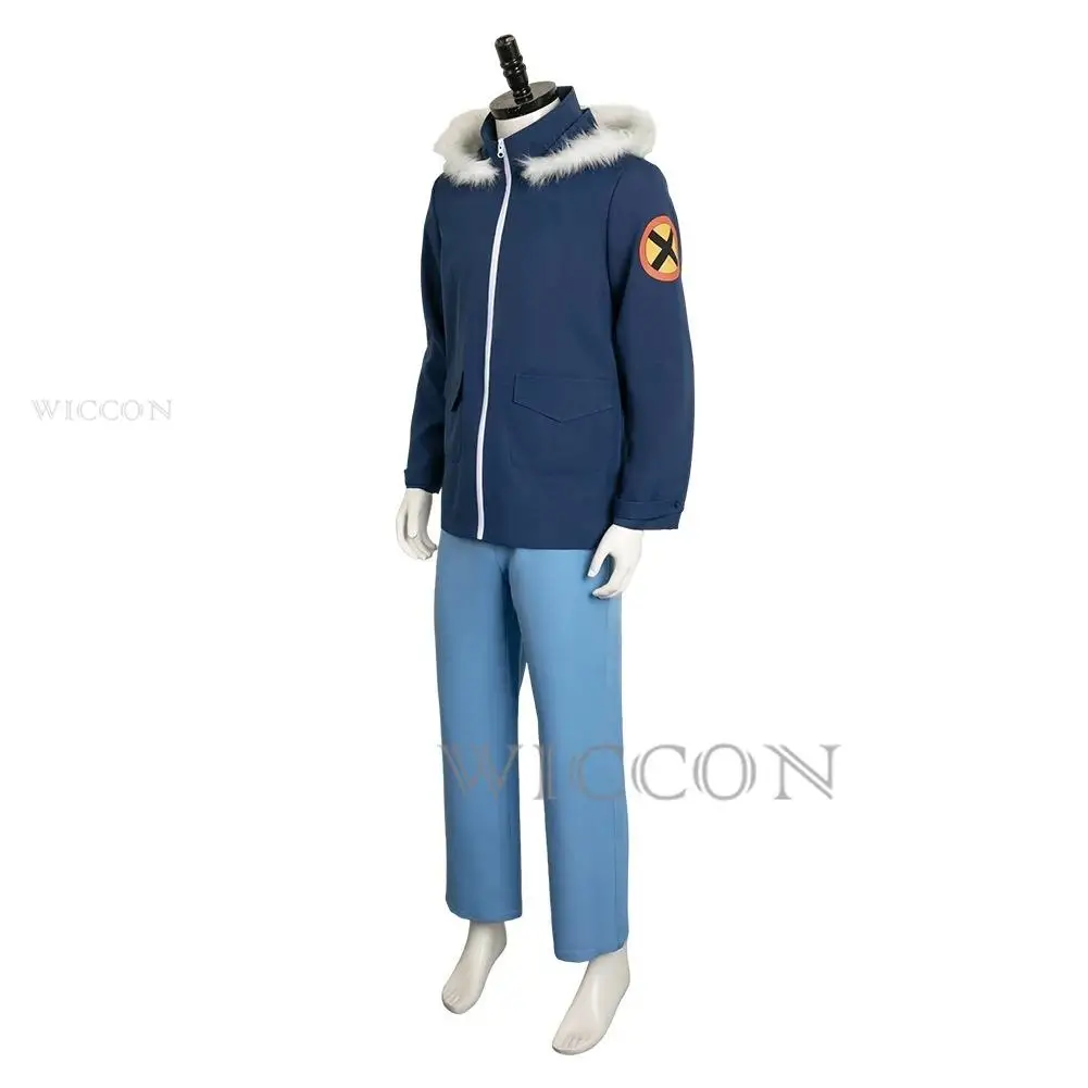 Scott Pilgrim Takes Off Scott Cosplay Fantasia Costume for Adult Men Coat Pants Disguise Roleplay Outfit Halloween Carnival Suit