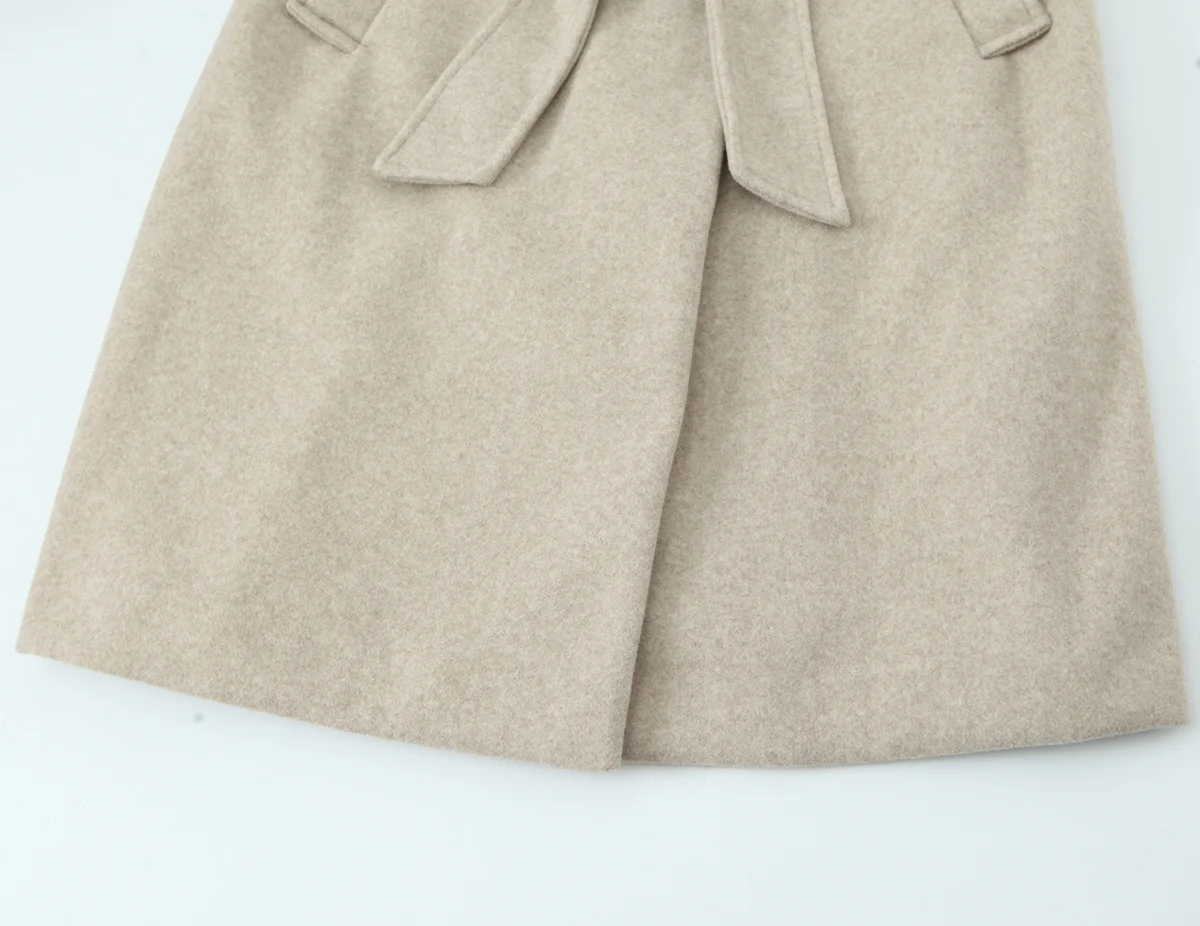 2025年秋新作 レディース カジュアルファッション シンプル ゆったり ダブルボタン 長袖 ソフト フード付きコート