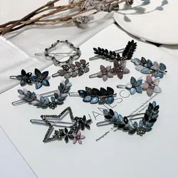 Korean Style Exquisite Retro Hairpin Ponytail Buckle Clip Simple Bangs Side Clip Hair Pins Women Girls Hair Styling Accessories