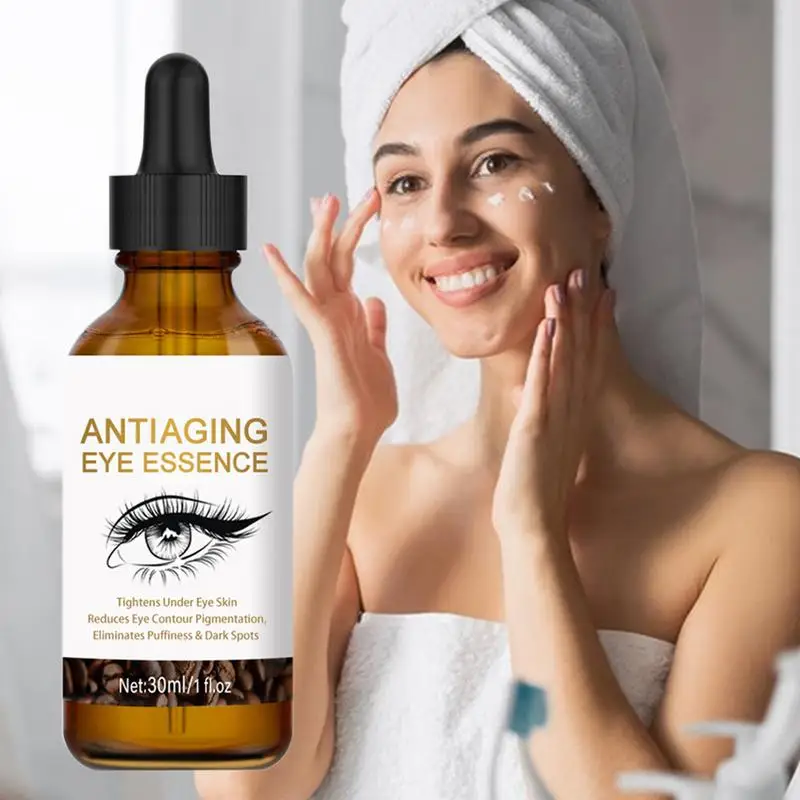 

1pcs 30ml Anti-wrinkle Eye essence Fades Fine Lines Anti Dark Circles Eye Serum Remove Puffiness Anti-aging Firmness Eye Care