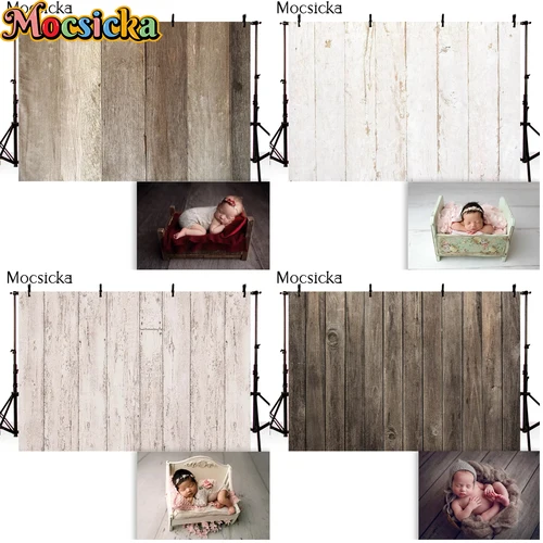 Fondo de suelo de madera Mocsicka para sesión de fotos de niños recién nacidos, retrato de bebé, telón de fondo para fotografía, arte fotográfico, accesorios para sesión fotográfica, estudio