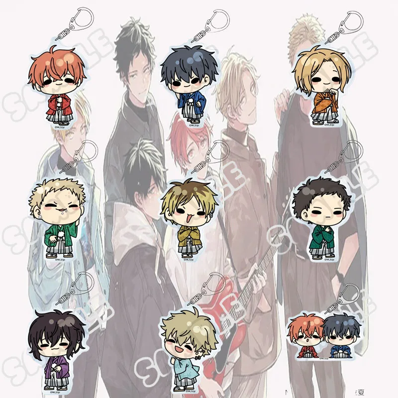 GIVEN 6CM Hot Game Cartoon Acrylic Keychain Clear HD Printed Pendant Bag Charm Ornament Birthday Present For Otaku