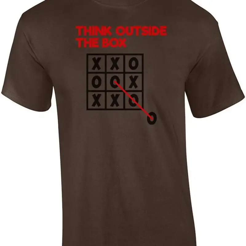 Think Outside The Box Tic Tac Toe T-Shirt