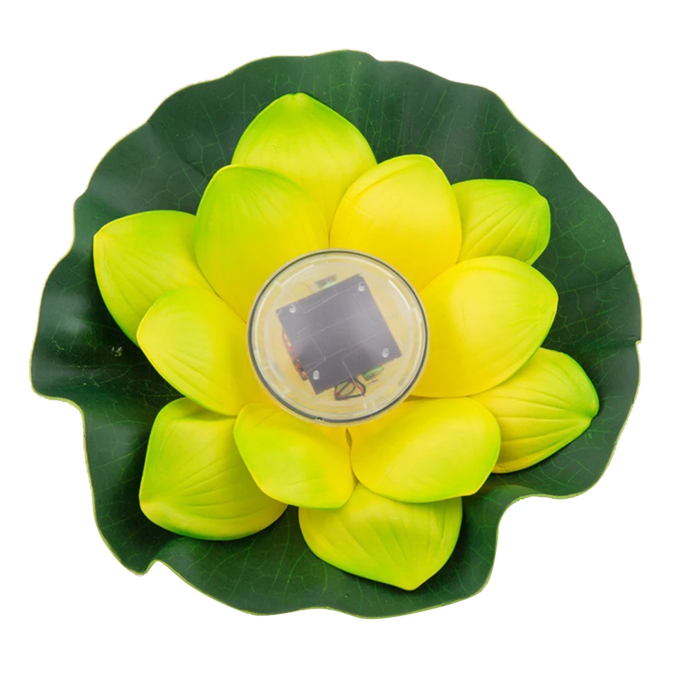 

Lotus Pool Decoration Solar Powered Outdoor Flower