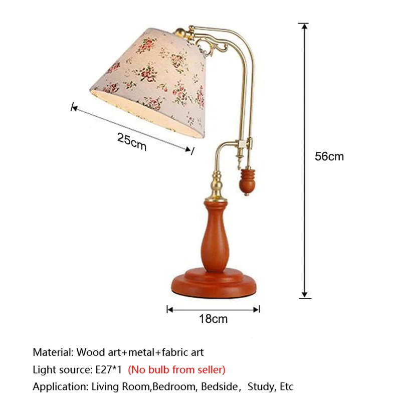 French Retro Table lamp Creativity Personalized Hotel living room office decorative desk lamp Study Bedroom Reading Desk Light