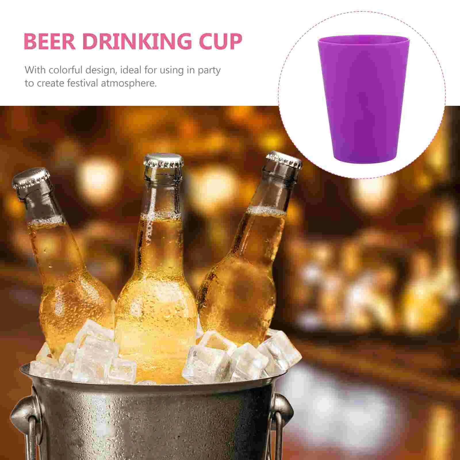 Unbreakable Kids Cups Children Drinking Glasses Colorful Reusable Bright Colored Beer
