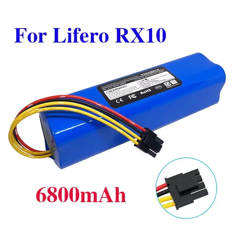 

Оригинальный литий-ионный аккумулятор Lifero RX10, робот-пылесос Lifero RX10, аккумулятор с емкостью 6800 мАч