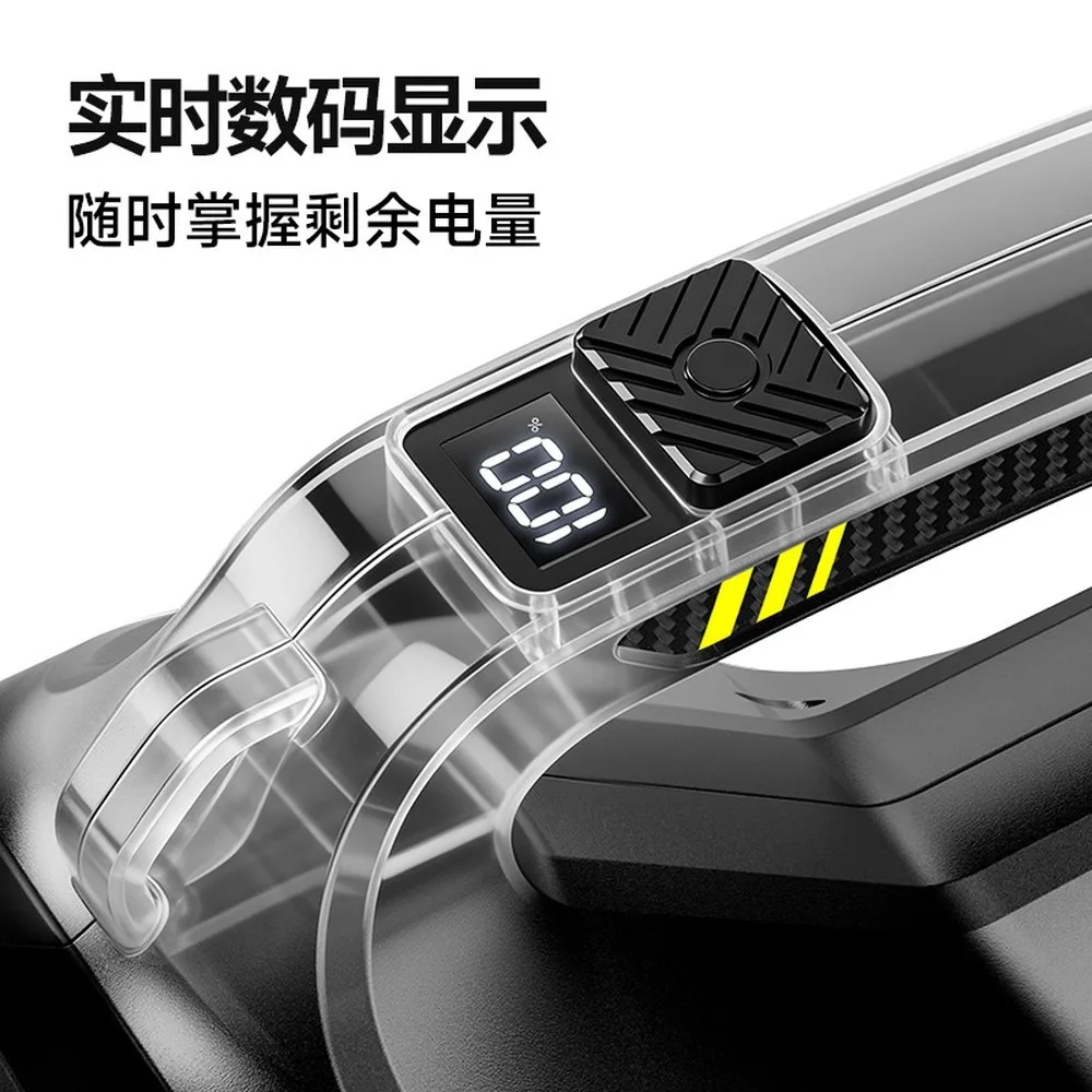 Rechargeable LED Spotlight, Ultra Bright Long Range, Portable Handheld Flashlight for Outdoor Camping