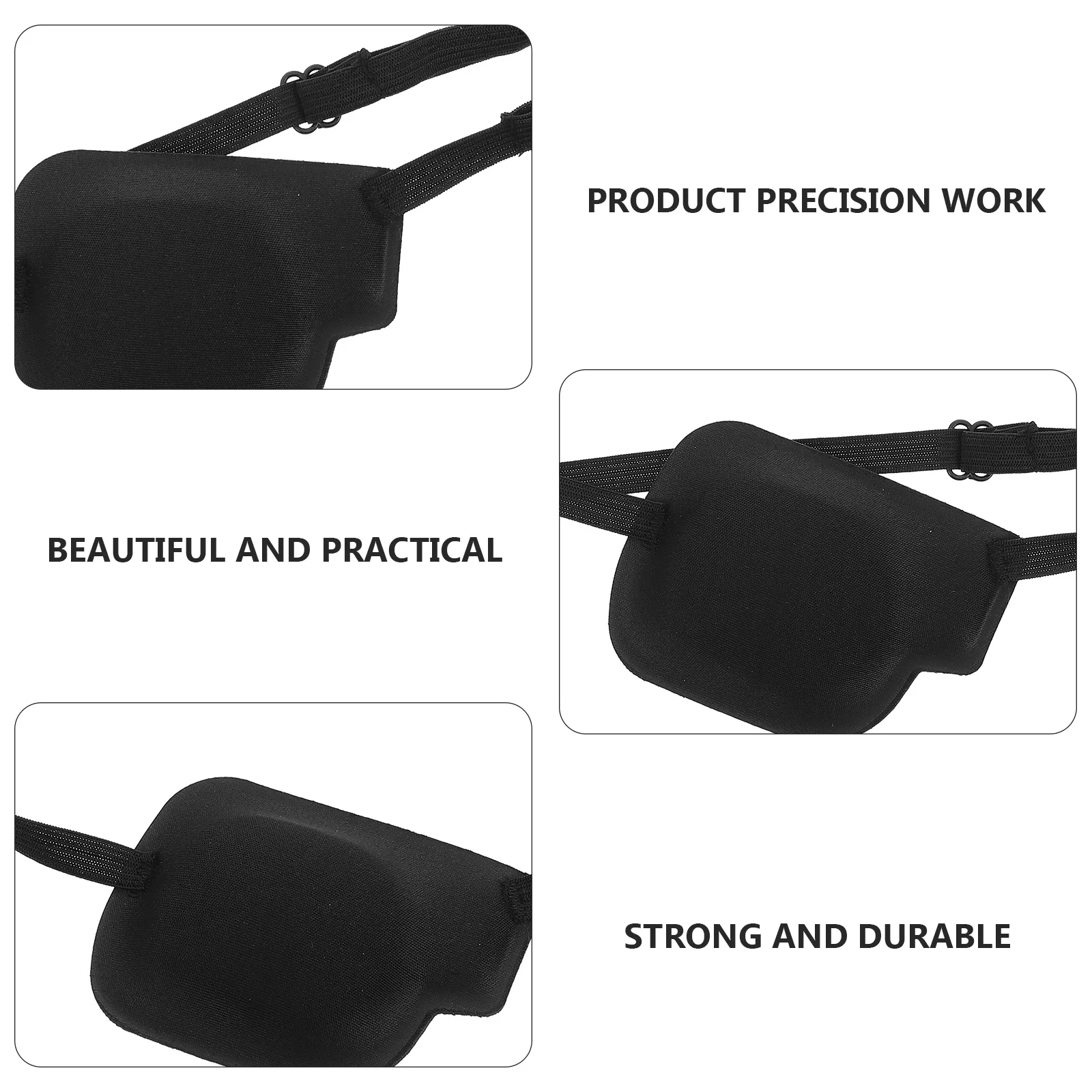 

1 set Strabismus Correcting Patch Single Eye Mask For 3D Concave Design Breathable Polyester Fabric Amblyopia Lazy