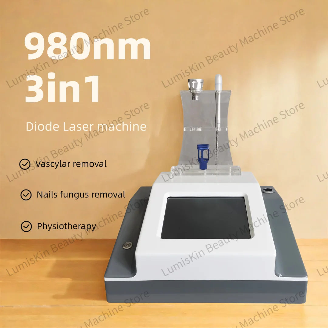 

‌Top Power 980nm Diode Laser Machine Professional‌ Vascular Removal Nail Fungus Treatment Spider Veins Skin Rejuvenation