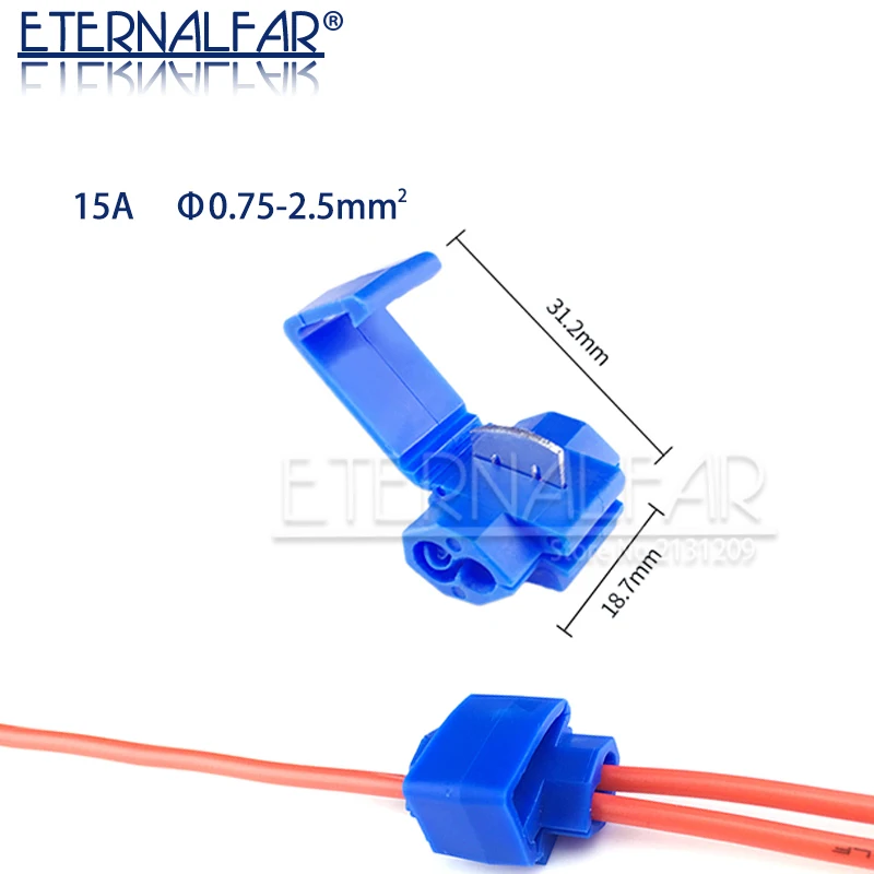 Terminal Joint Break Clamp Quick Wire Crimp Splitter 5V-220V 10-24A Connector  Home Appliance Connettore 12V Cable Connectors