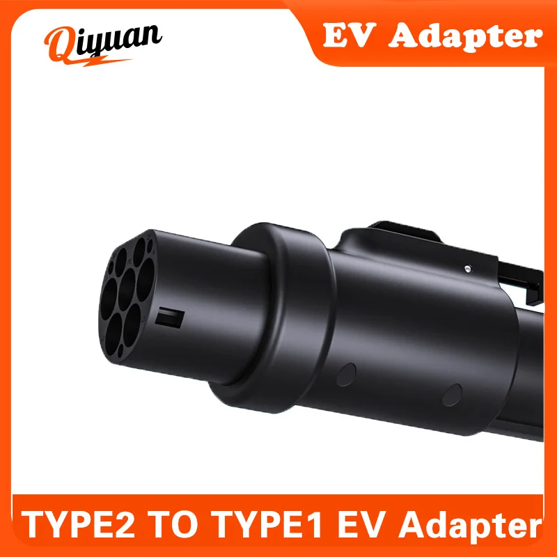 32A EV Charger Adaptor For IEC 62196 to type1 Charging For Electric Vehicle Connector Type 2 to Type 1 SAE J1772 7.2KW Conventor