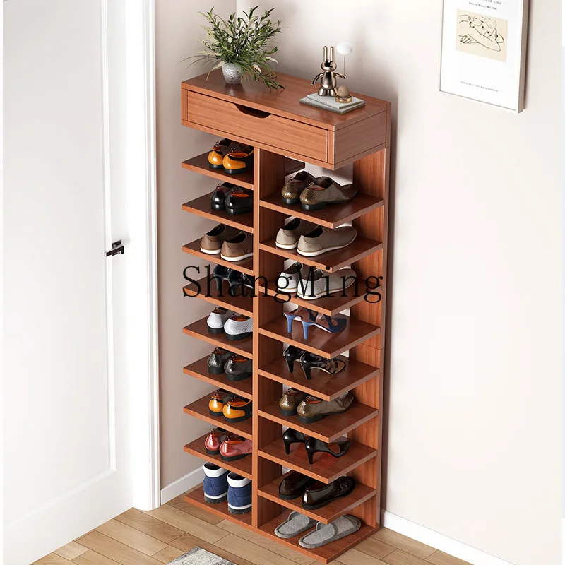 

SM home shoe cabinet is suitable for small apartment families, shoe rack simple layered partition storage rack