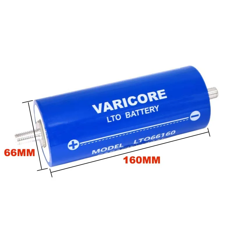 1-2pcs 2.3V 40Ah battery original LTO66160 10C discharge lithium Titanate batteries DIY 12V 24V low temperature resistant