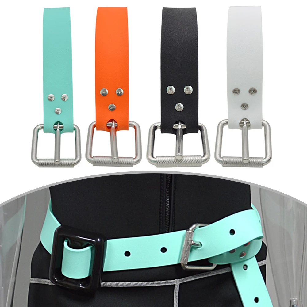 8 Holes Quick Release Diving Belt Adjustable Diving Belt Anti-corrosion Freely Adjustable High Gloss Free Diving