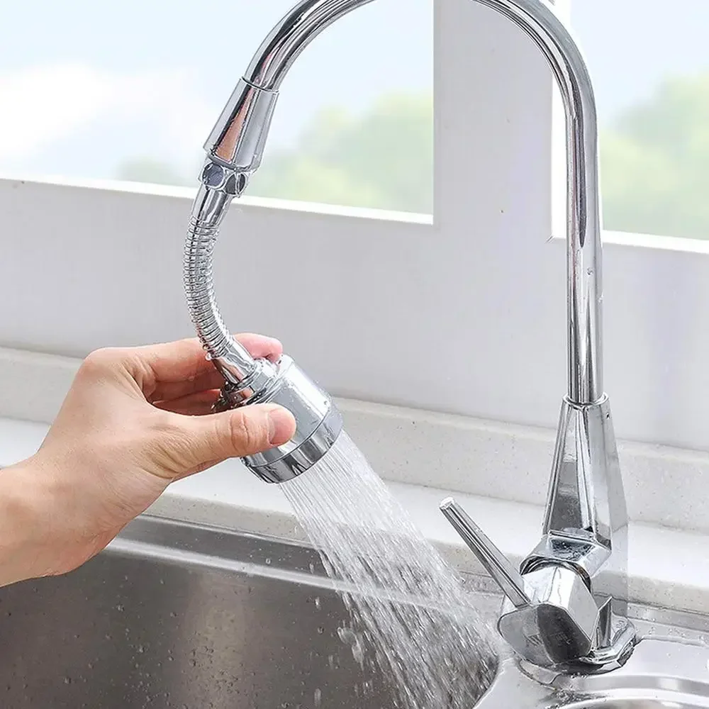 

Water Tap Extension 360° Rotation Adjustable Faucet Extender Kitchen Bathroom Accessories Extender Faucet Grifo Stainless Steel