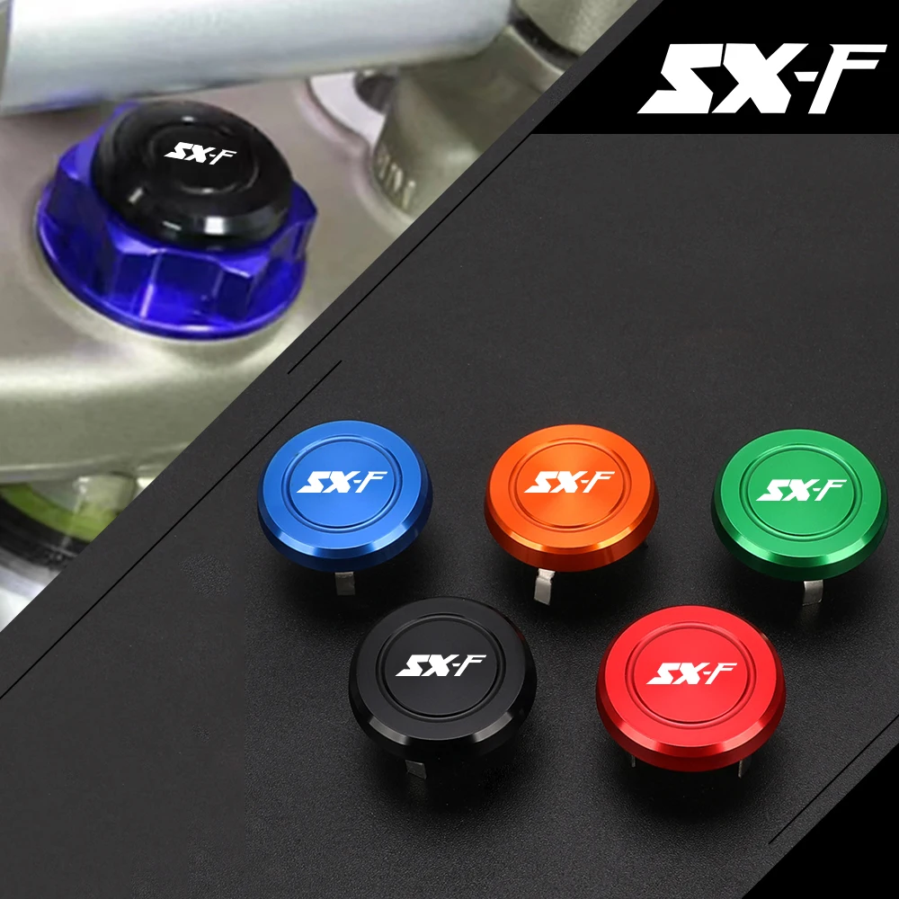 

Motorcycle Accessories Steering Stem Nut Cap Decoration Cover For 250SXF 350SXF 450SXF 250 350 450 SX-F SXF 2005-2025 2024 2023