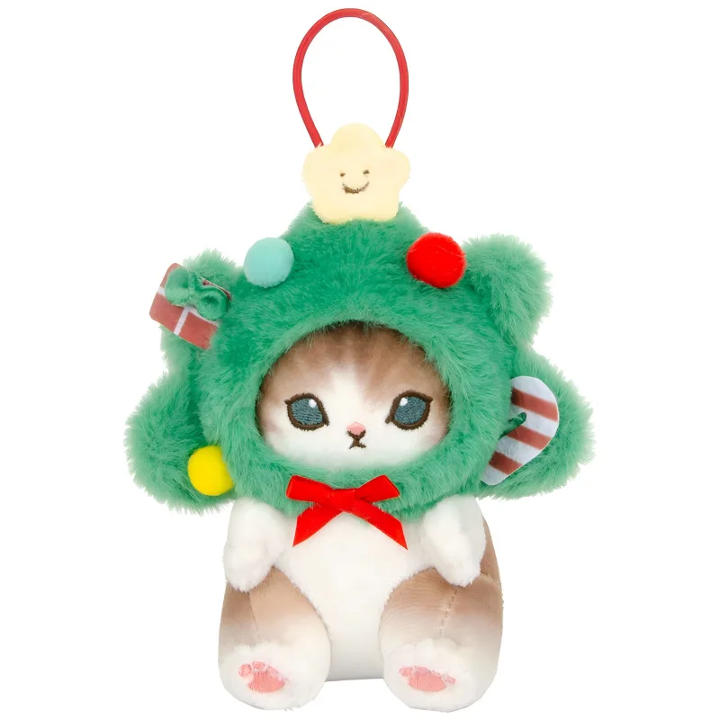 Original Mofusand Shark Cat Christmas Collection 20cm Cat Cos Cute Soft Animal Toy Kawaii Children'S Birthday And Christmas Gift