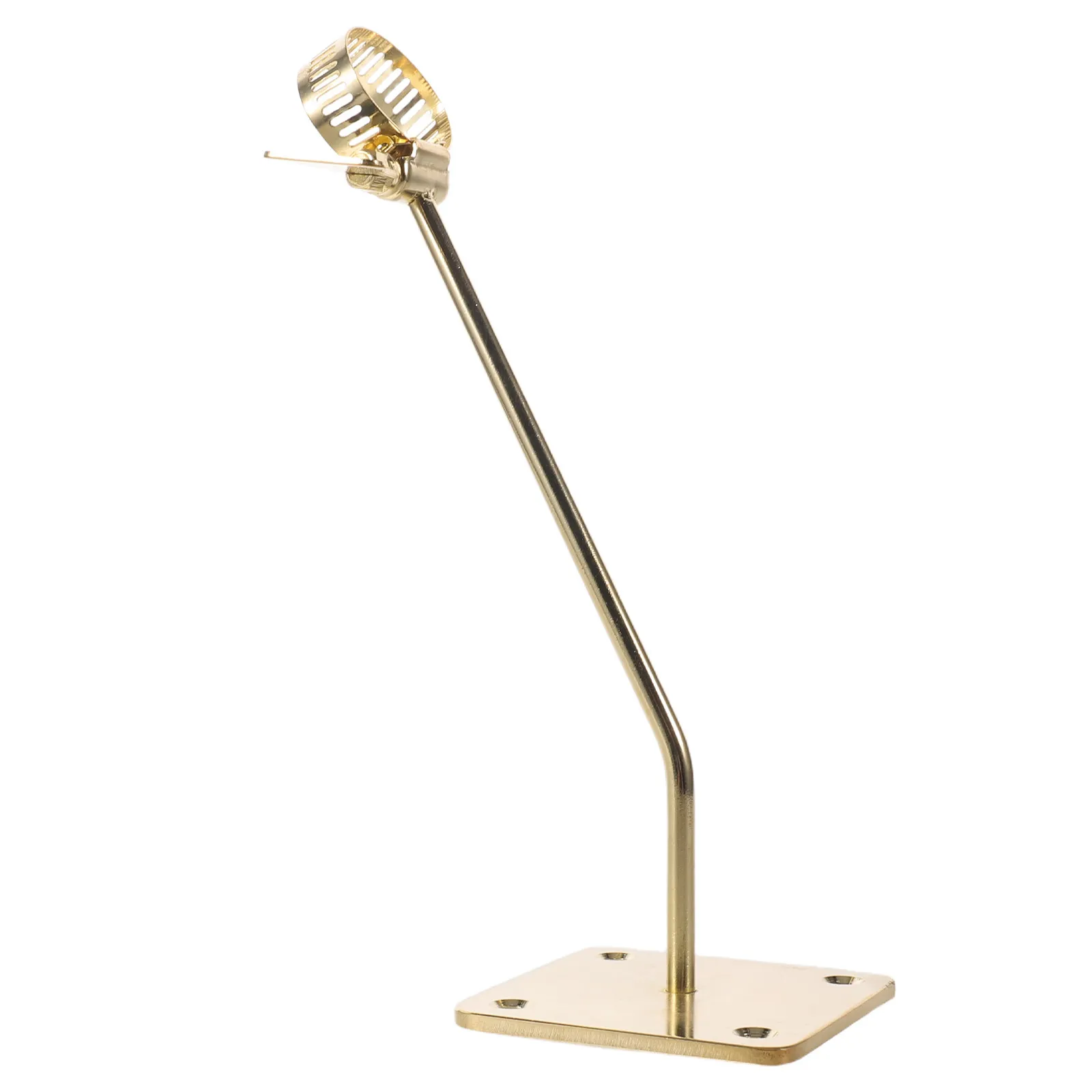 Wall Mount Perfume Sample Vial Holder Golden Copperplated Metal Display Stand Organizer Bracket Minimalist Storage Rack Perfume