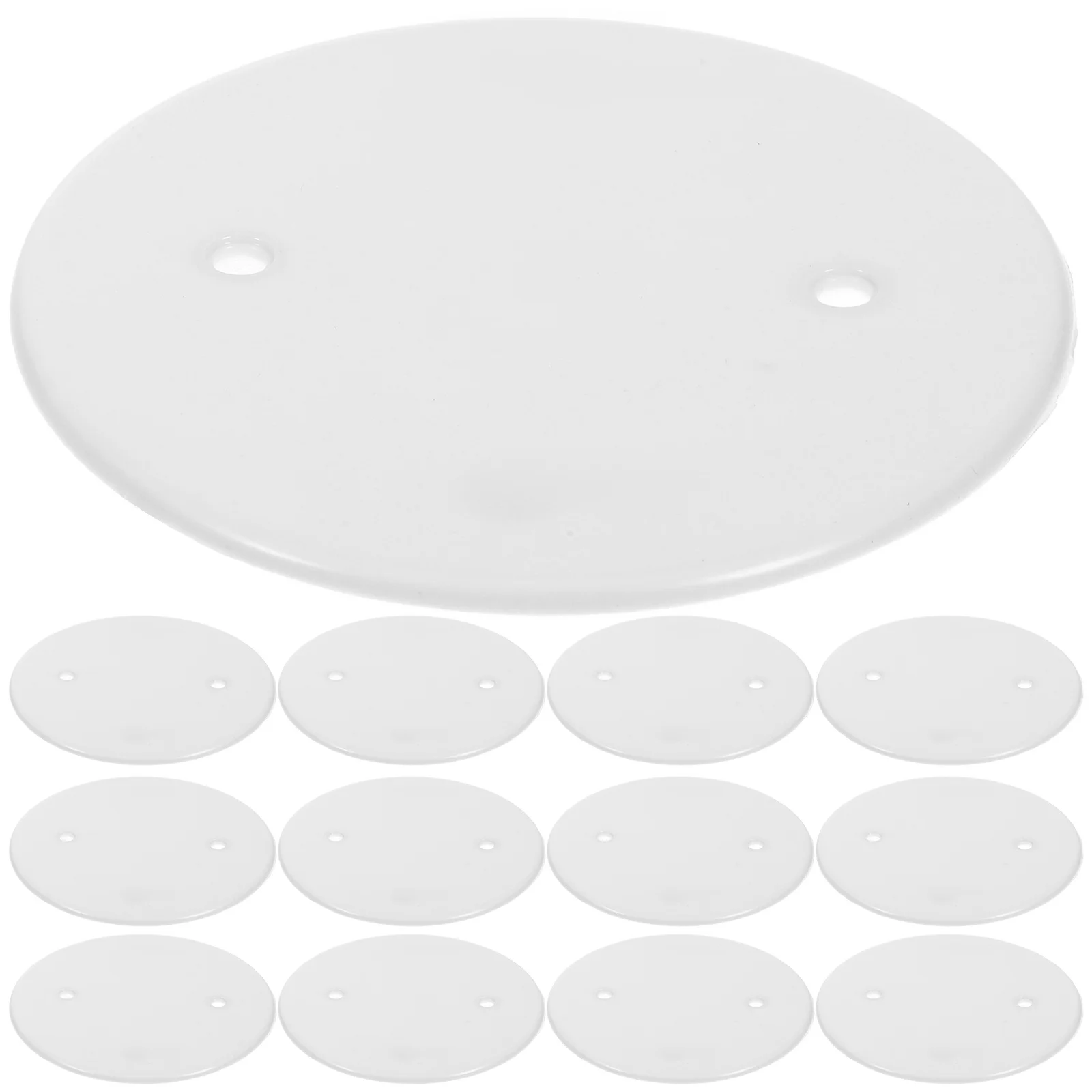50 Uds Panel Protector de cable de alimentación cubierta de protección de Cable de Pp blanco para caja de conexiones de toma de corriente de techo de pared