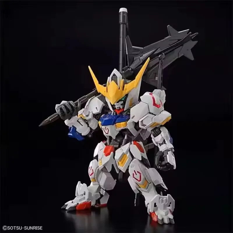 Gaogao Revised Edition MGSD Barbatos 4th Form Assembly Model Kit - Extraordinary Raid, with Stickers and Base Action Figure