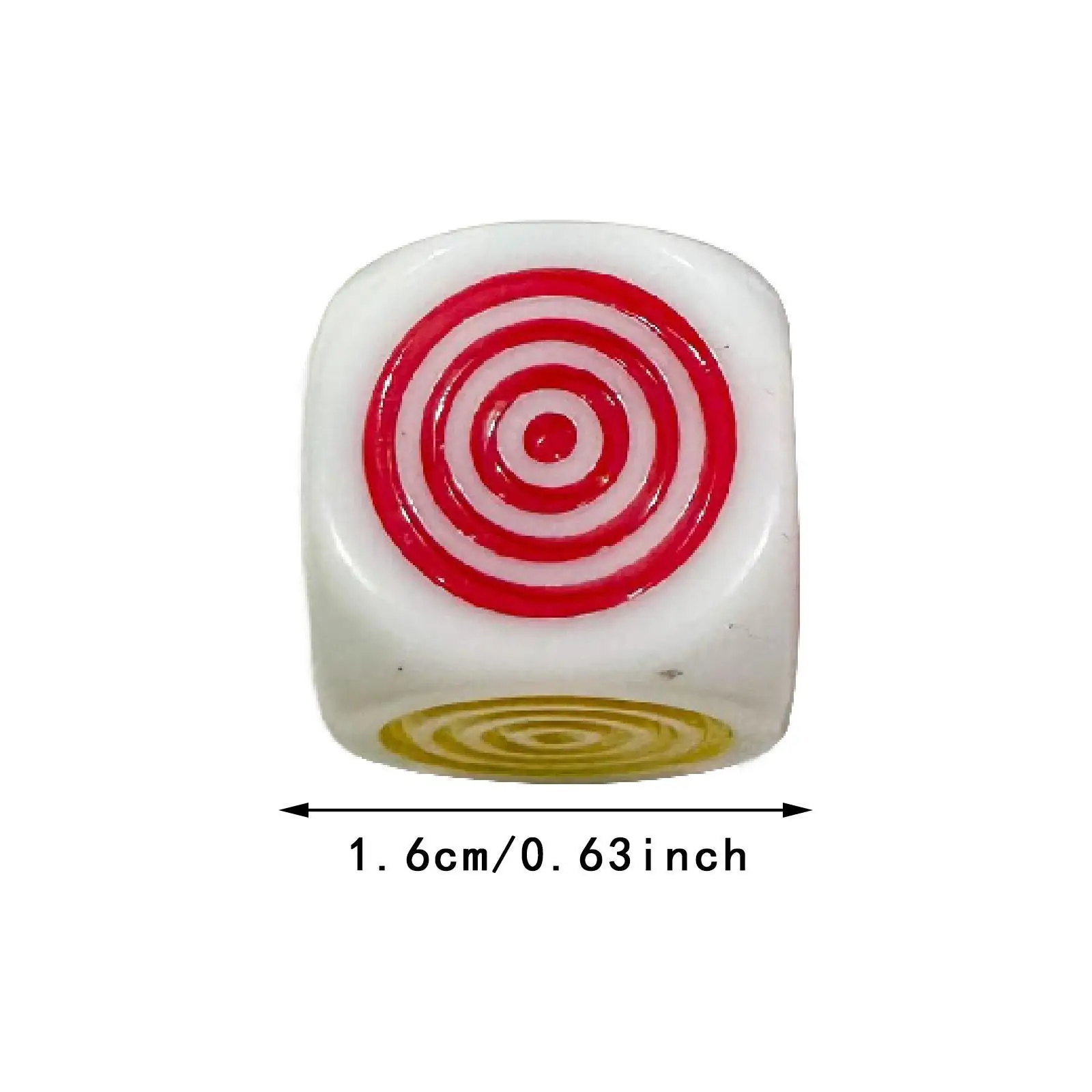 20 Pieces Game Dice Set Colored Dice Classroom Color Recognition Collections Memory Game Six Sided Dice Cubes Teaching Toy
