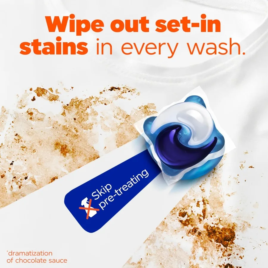 18ct Laundry Detergent Pods | All-in-1 Deep Clean, He Safe, Fresh Scent