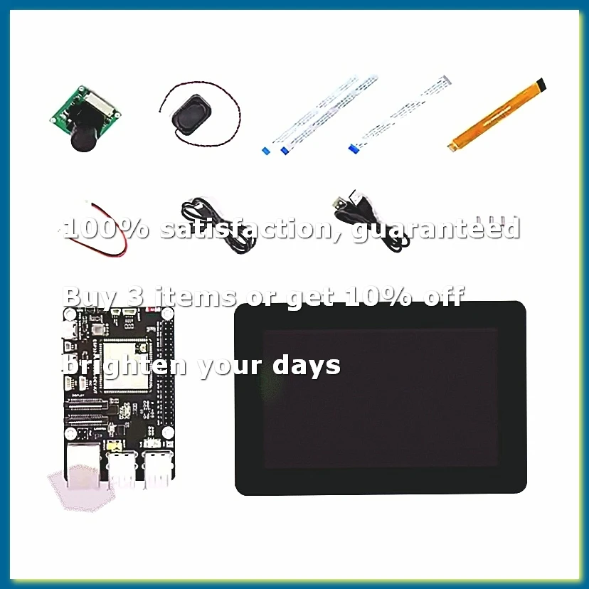 ESP32-P4-Module 7-Inch Touch Screen 720x1280 with 5MP OV5647 Camera Speaker Supports Wi-Fi6 BLE POE Interface
