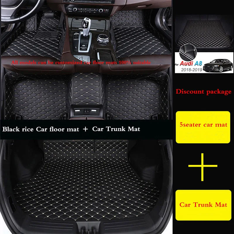 

YUCKJU Car Mats Trunk Pad for Toyota All Models Land Cruiser Prado Yaris Venza Prius Camry Corolla Highlander Alphard Rav4 CHR