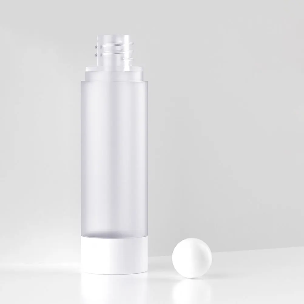 

3pcs 30ml Frosted Vacuum Bottles Leakproof Travel Toiletry Containers Portable Skincare Sub Bottles Reusable