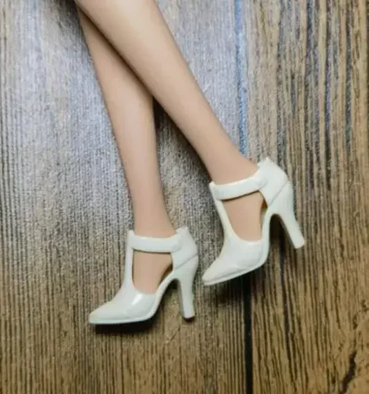 Free shipping Doll shoes high heels flat foot shoes red shoes new styles for your Bbie dolls TpMM1