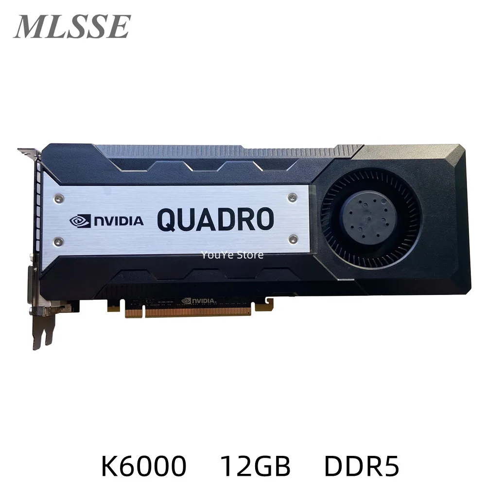 Original For Nvidia Quadro K6000 12GB DDR5 Graphics Video Cards Quadrok6000 Video Card Fast Ship