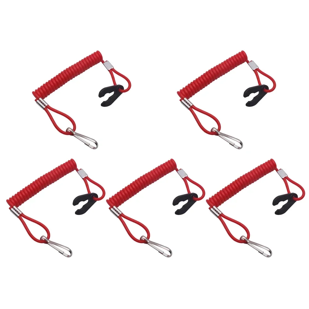 For Yamaha Outboard Stop Switch Rope Waterproof Design Safety Lanyard Tether Key