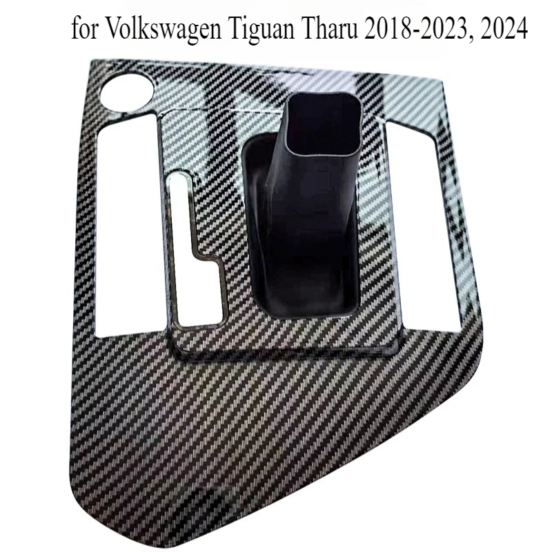 

Крышка переключения передач и защитная панель центральной консоли для Volkswagen Tiguan L 2018-2023 2023, стиль ABS из углеродного волокна