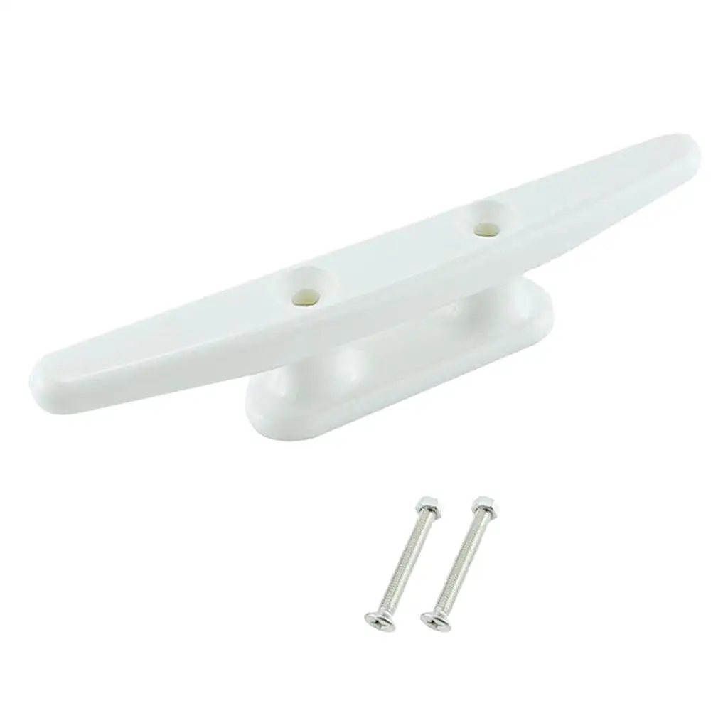 

1PC Boat Marine Plastic Open Base Cleat - 4/5/6/8 Inch High Quality