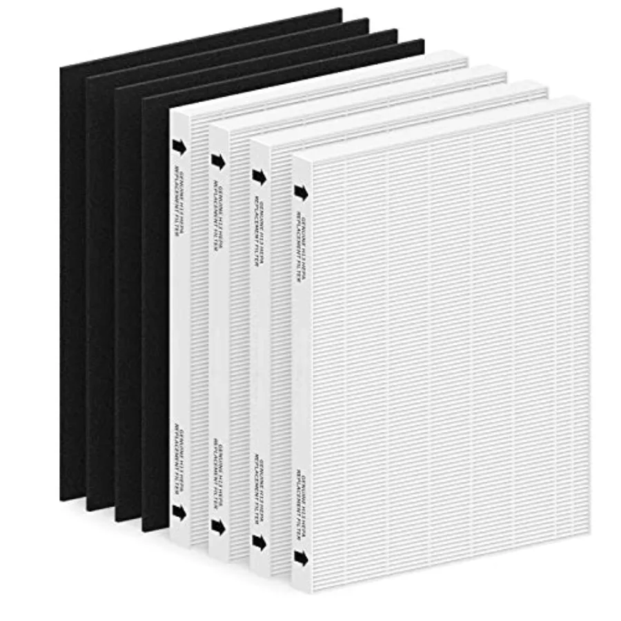 

4 Pack Air Filter Replacement for Fellowes AeraMax 290/300/DX95 Purifiers and HF-300/AP-300PH Fits Part# 9287201 and 9324201 4