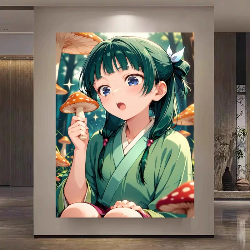 Oil Painting Anime The Apothecary Diaries Mao Mao By Numbers Modern Wall Decor for Living Room Bedroom Perfect Gift No Frame