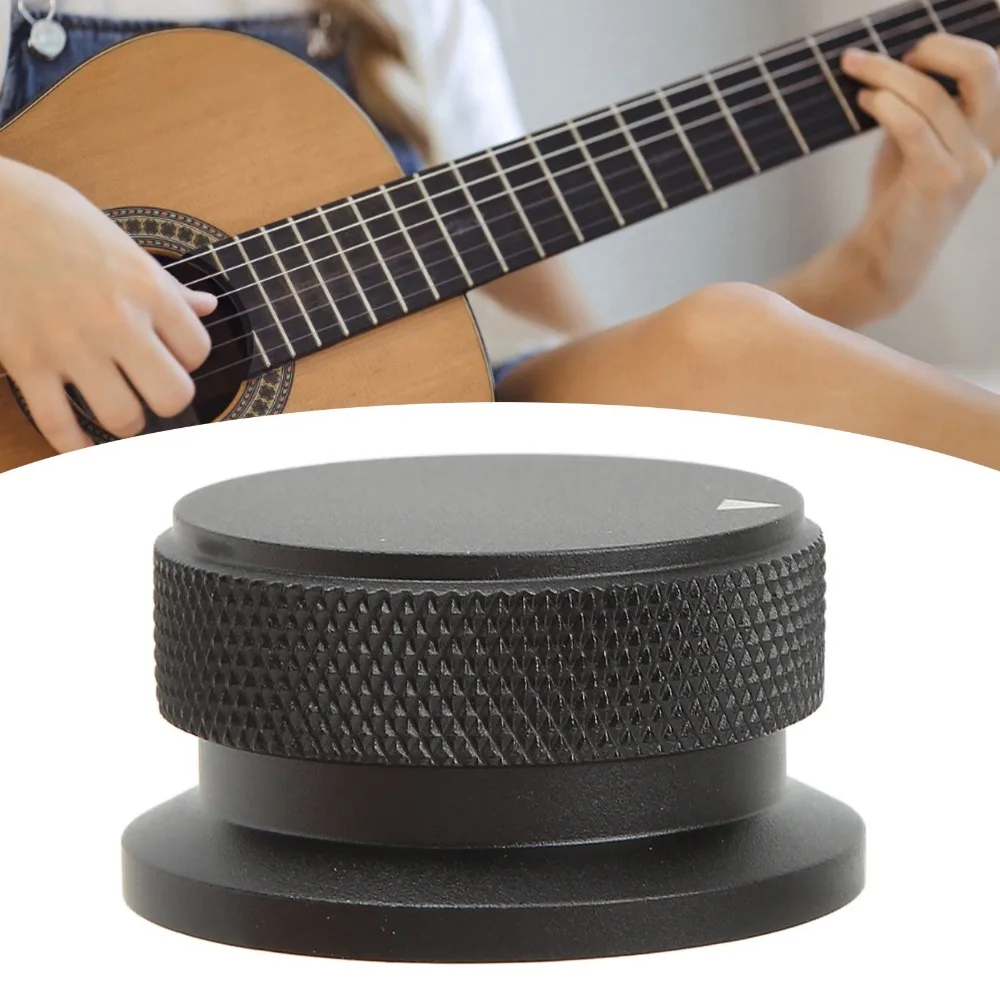 Aluminum Alloy Guitar Knob Set Black Color 38 x 20mm Electric Guitar Knobs Volume Tone Control Knob Electric Guitar Accessory