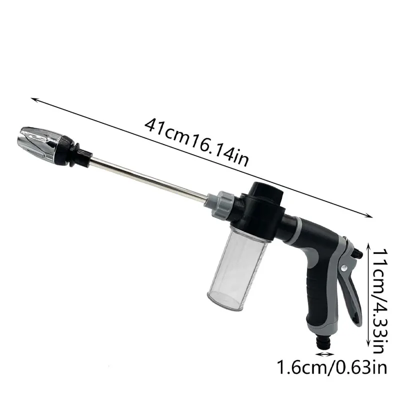 360° Rotating Nozzle High Pressure Water Gun Car Wash Kit Auto Cleaner Garden Hose Sprinkler for Washing And Watering