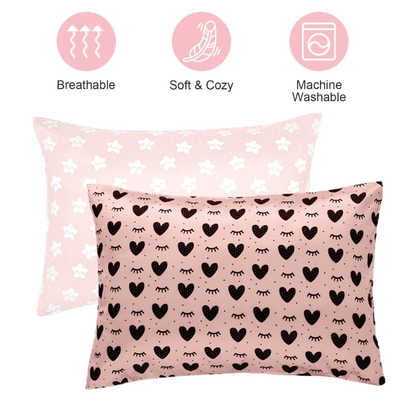 Baby Pillowcases 36x49cm Soft Breathable Pillowcase for Boy Girl fit 13x18 14x19 12x16in Kids Pillow Bed Pillow Covers