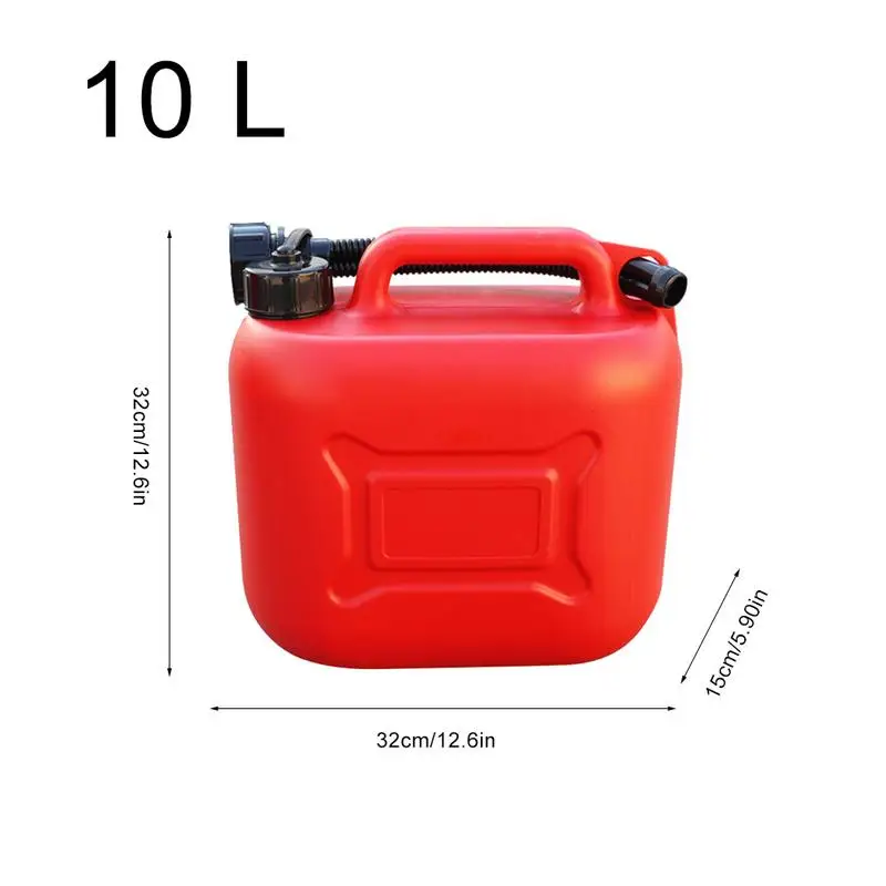 5/10L Car Fuels Cans Portable Fuel Tank Gasolines Diesel Container For Dirt Bike Motorcycle Car Emergency Fuels Bucket Jerry Can