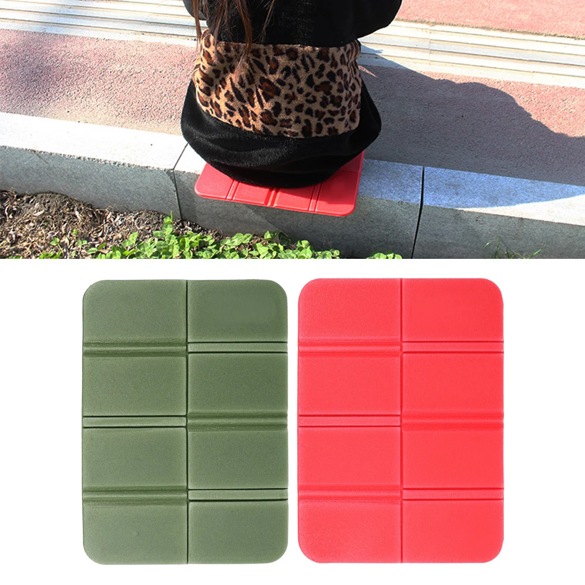 

2Pcs Portable Foldable Xpe Waterproof Sitting Mats Cushions for Outdoor Camping Picnic Park Honeycomb Seat Pad