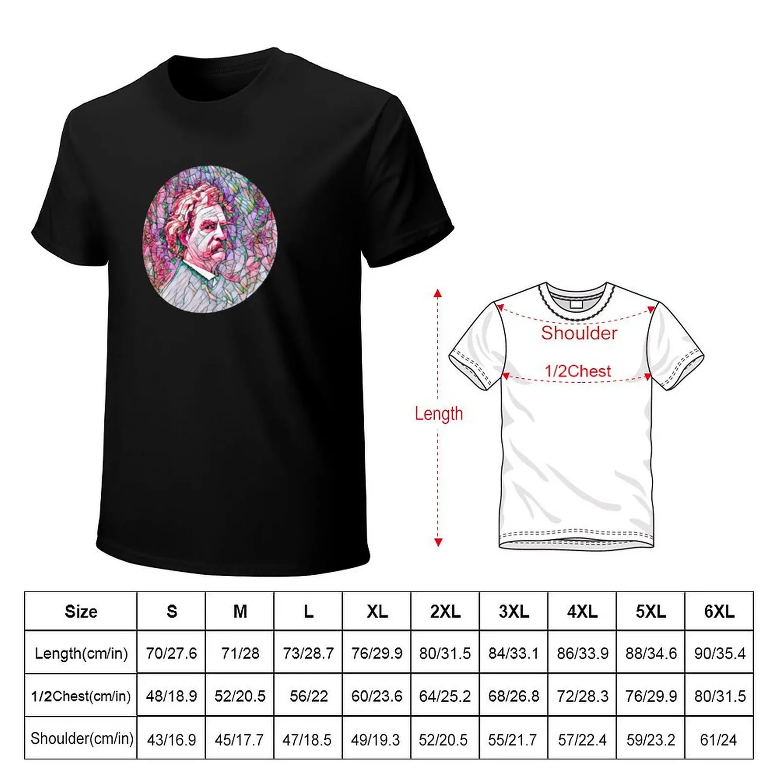Mark Twain T-Shirt Athletic Quick Dry T-Shirt for Men