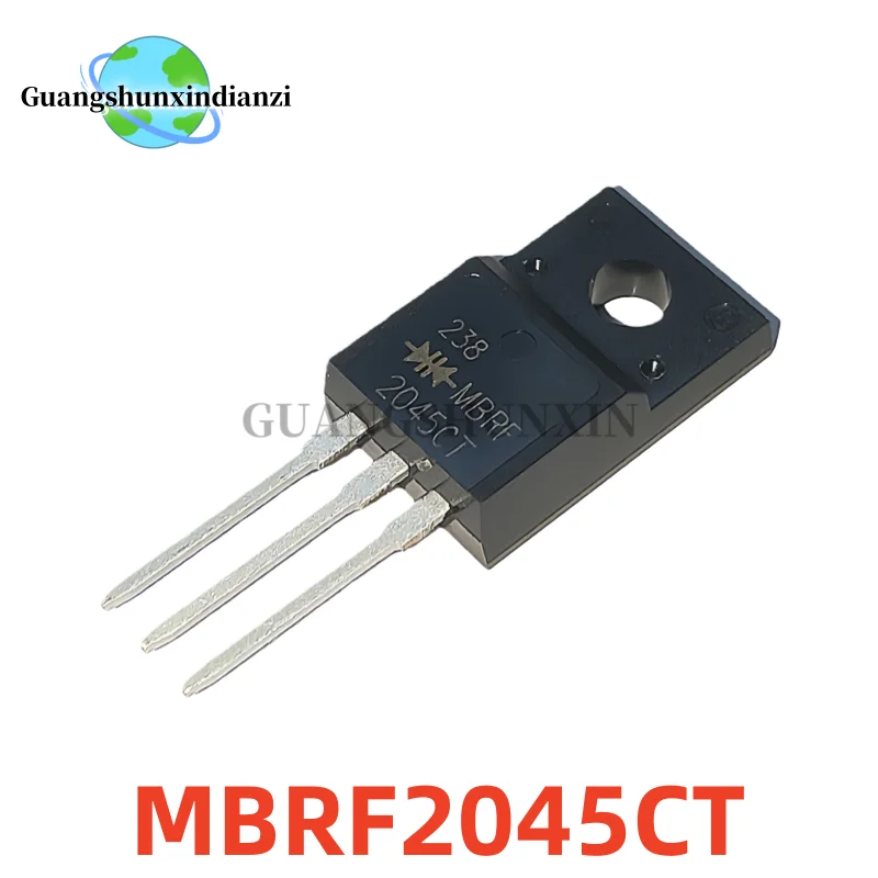 10PCS 100% NEW MBRF2045CT MBRF2060CT MBRF2545CT MBRF10200CT MBRF20100CT MBRF20200CT MBRF30100CT TO-220F Best Quality In Stock