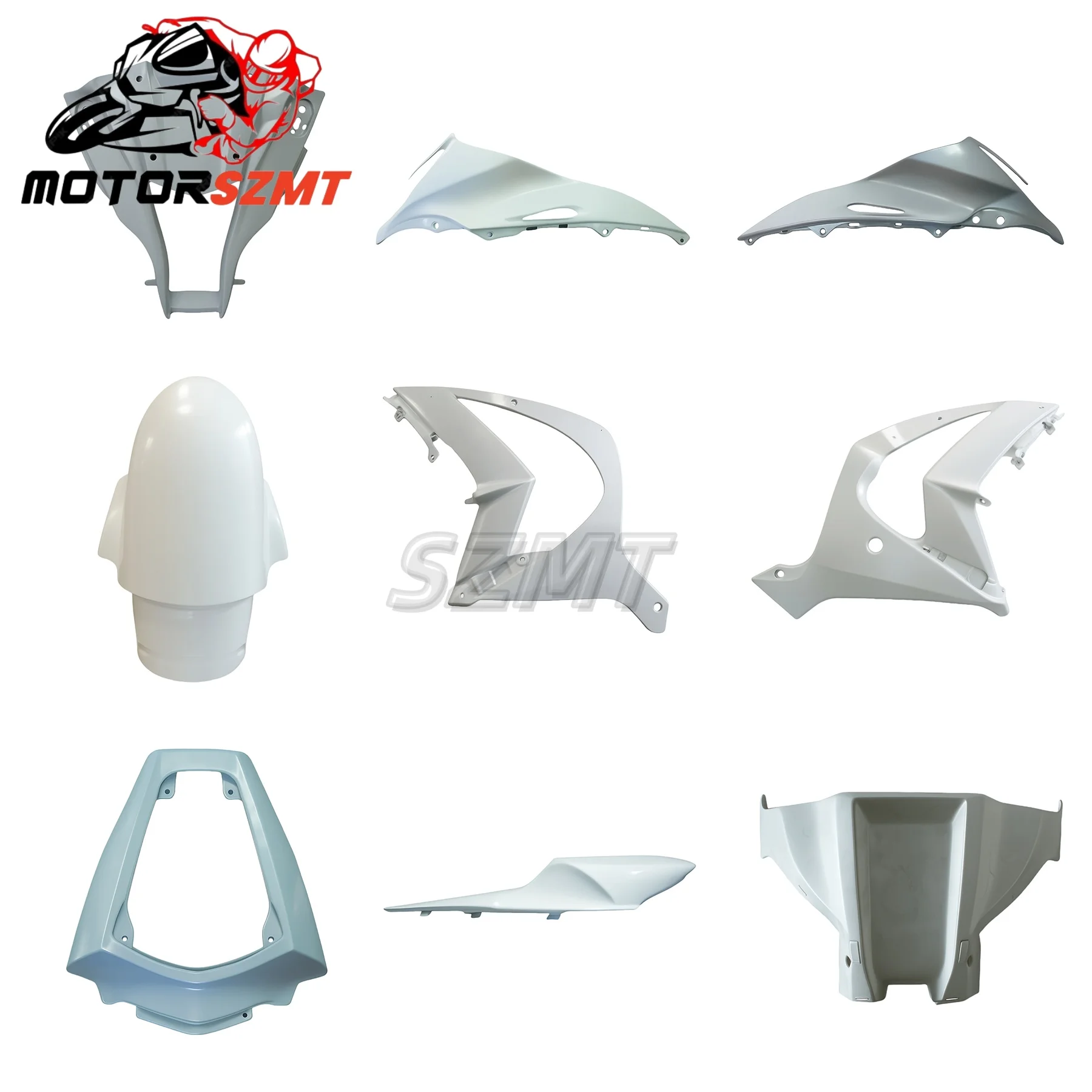 For Kawasiki ZX-10R 2011 ABS Motorcycle Unpainted Fuel Tank Left and Right Side Plate ABS Injection Fairing