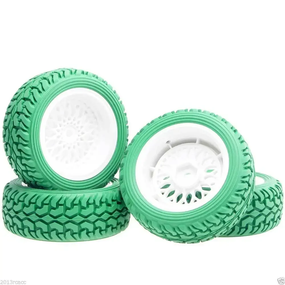 RC 2081-8019 Wheel Offset:3mm & Rally Tires For 1:16 On-Road Rally Car